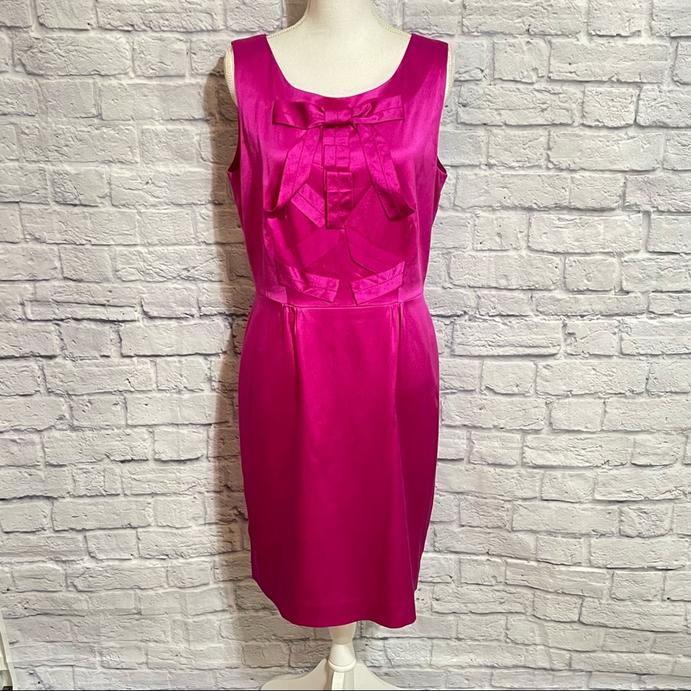 Kate Spade Fuchsia Silk Blend Shift Dress